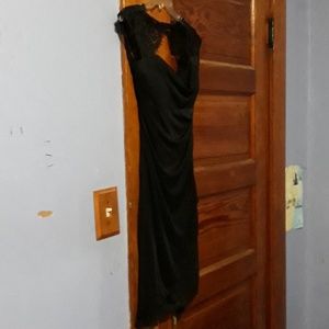 Slimming black dress